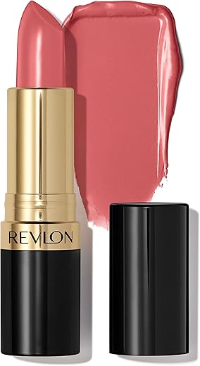 Revlon Lipstick, Super Lustrous Lipstick, Creamy Formula For Soft, Fuller-Looking Lips, Moisturized Feel In Pinks, Pink In The Afternoon (415) 0.15 Oz