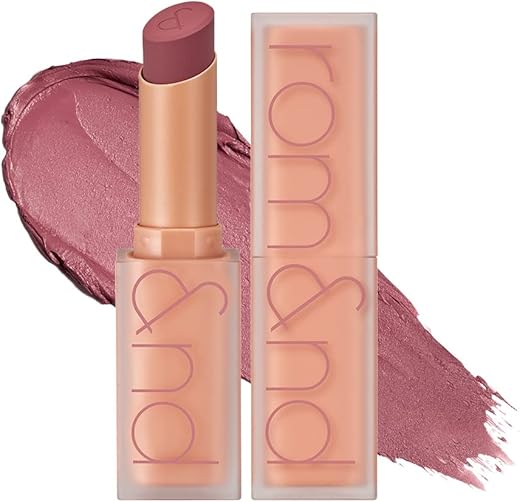 Rom&Amp;Nd Zero Matte Lipstick 22 Mauve Beans/Soft &Amp; Blurry, Creamy Texture, Trendy Lips, K-Beauty, Nudy Lips, No Wrinkly Lips