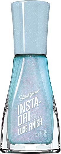 Sally Hansen Insta-Dri Nail Polish, Luxe Finish Collection, Glos-Sea, 0.31 Fl Oz