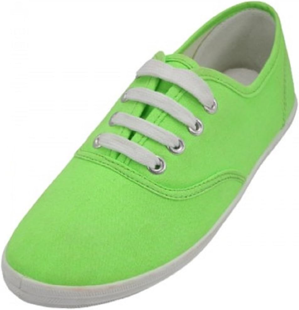 Shoes8Teen Womens Canvas Decks Sneakers 18 Colors Available