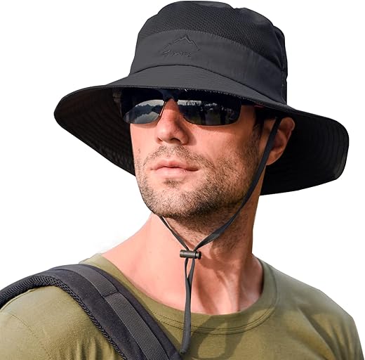 Sun Hats For Men Women Fishing Hat Upf 50+ Breathable Wide Brim Summer Uv Protection Hat