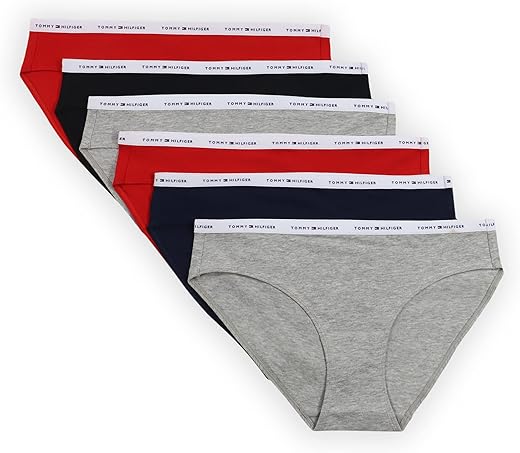 Tommy Hilfiger Women'S Cotton Bikini Panties | 6 Pair Pack