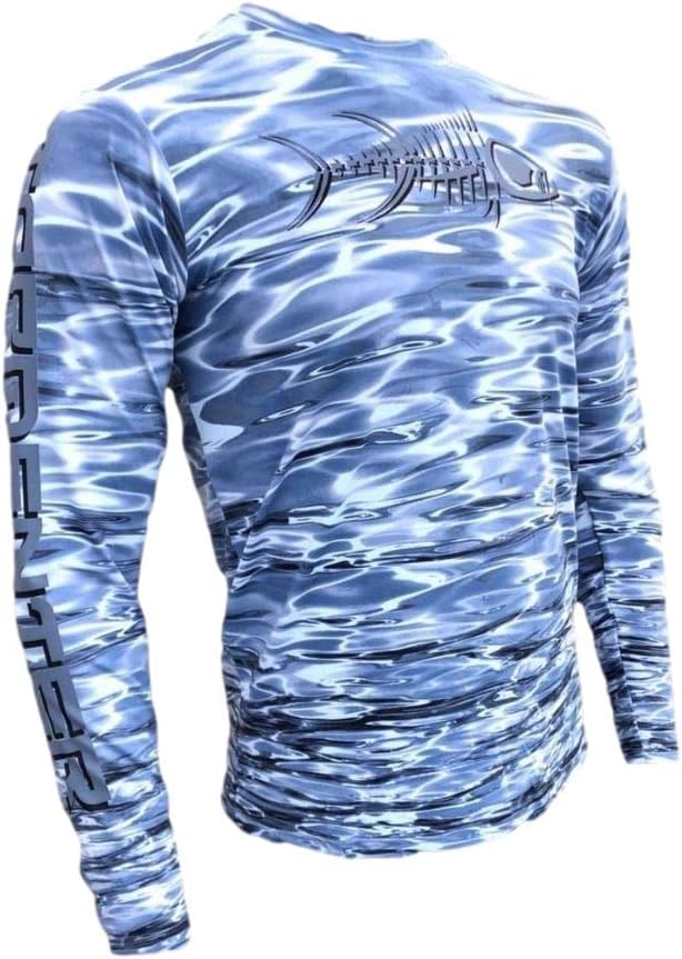 Tormenter Men'S Key Largo Long Sleeve Performance Shirt, Snag Proof, Spf-50 Ocean