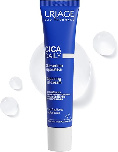 Uriage Bariederm Cica-Daily Gel-Cream 1.35 Fl.oz. | Anti-Aging Face Cream That Prevents Fine Lines &Amp; Visible Imperfections | Hydrating Skin Therapy With Centella Asiatica &Amp; Hyaluronic Acid