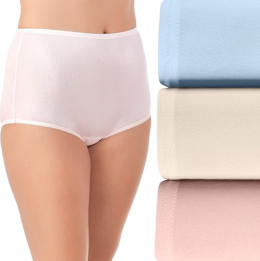 Vanity Fair Women'S High Waisted Underwear, Full Coverage Ladies Panties, Perfectly Yours Briefs