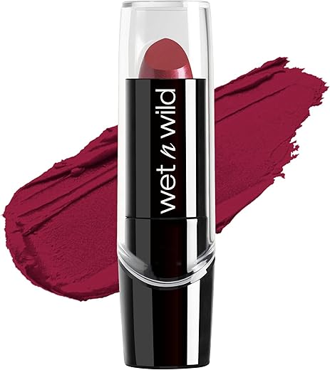 Wet N Wild Silk Finish Lipstick, Hydrating Rich Buildable Lip Color, Formulated With Vitamins A,E, &Amp; Macadamia For Ultimate Hydration, Cruelty-Free &Amp; Vegan - Just Garnet