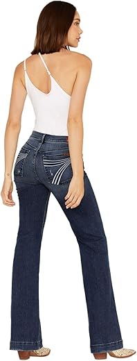 7 For All Mankind Women'S Flare Wide Leg Jean