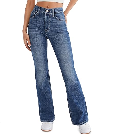 Aeropostale Women'S Aero High Rise Flare Jean