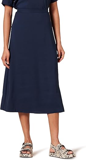 Amazon Essentials Women'S Georgette Midi Length Skirt