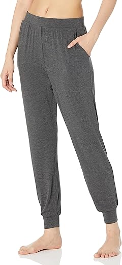 Amazon Essentials Women'S Lightweight Knit Jersey Jogger Lounge Sleep Pajama Pants With Pockets