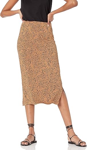 Amazon Essentials Women'S Pull-On Knit Midi Skirt (Available In Plus Size)