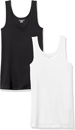 Amazon Essentials Women'S Slim-Fit Tank, Pack Of 2