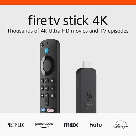 Amazon Fire Tv Stick 4K Streaming Device, More Than 1.5 Million Movies And Tv Episodes, Supports Wi-Fi 6, Watch Free &Amp; Live Tv