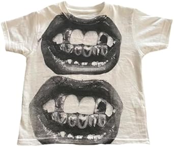 Baby Tees Y2K Shirt 90S Outfit Woman 2000S Fashion Graphic Tees Y2K Cute Shirts Vintage Clothes