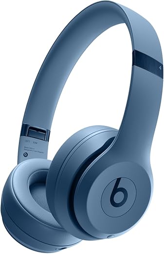 Beats Solo 4 - Wireless Bluetooth On-Ear Headphones, Apple &Amp; Android Compatible, Up To 50 Hours Of Battery Life - Slate Blue