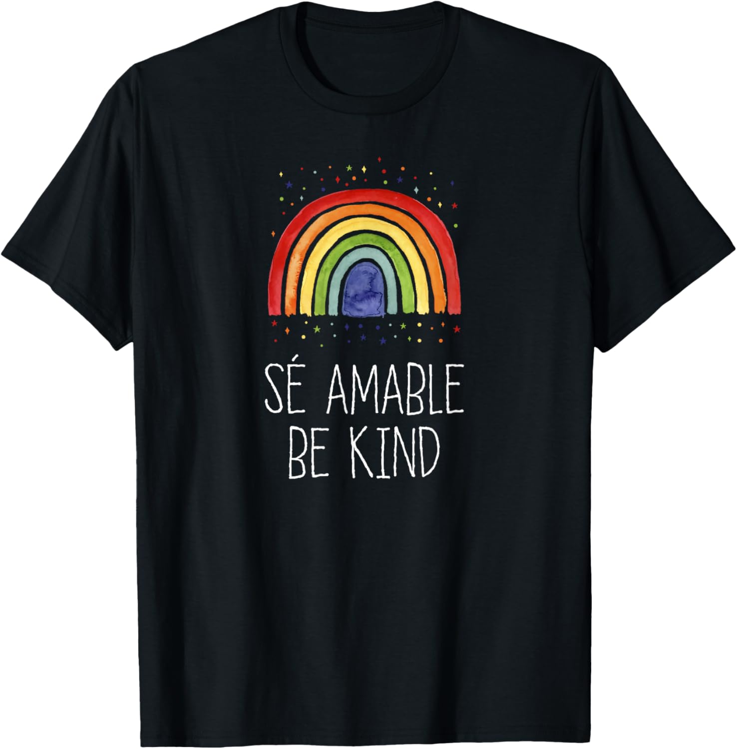 Be Kind In Spanish Se Amable - Encouraging And Inspirin T-Shirt