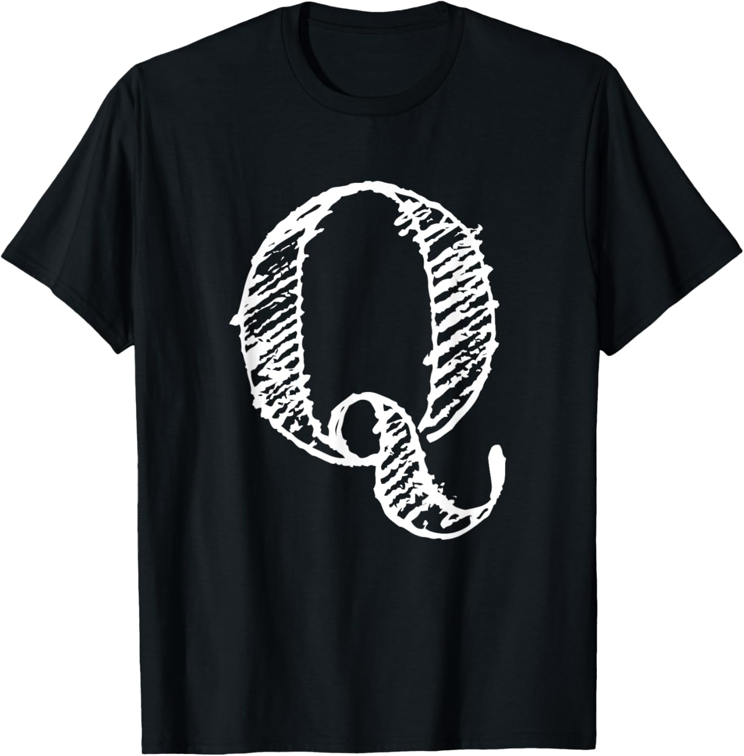 Bold Letter Q - Decorative Alphabet Big Font Capital Letter T-Shirt