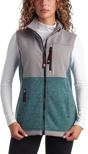 Canada Weather Gear Women'S Vest - Lightweight Sweater Fleece Vest For Women (S-Xl)