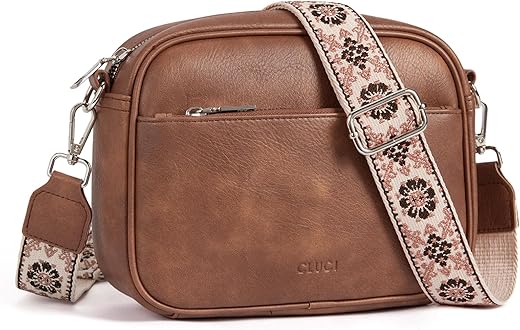 Cluci Crossbody Bags For Women, Vegan Leather Shoulder Handbags 2024，Purses For Women With Adjustable Wide Strap