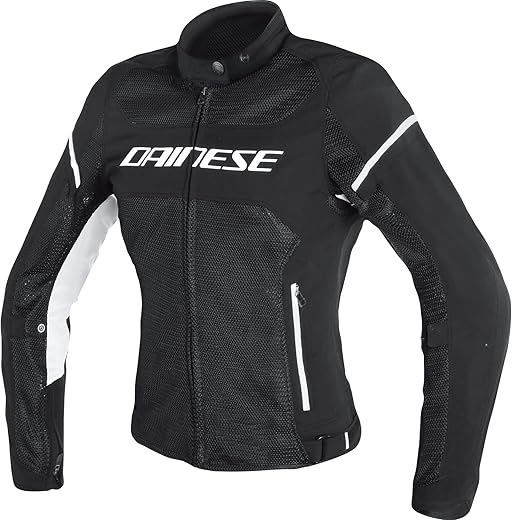 Dainese Air Frame D1 Lady Textile Motorcycle Jacket Black/Black/White (Euro 40/Us 2)