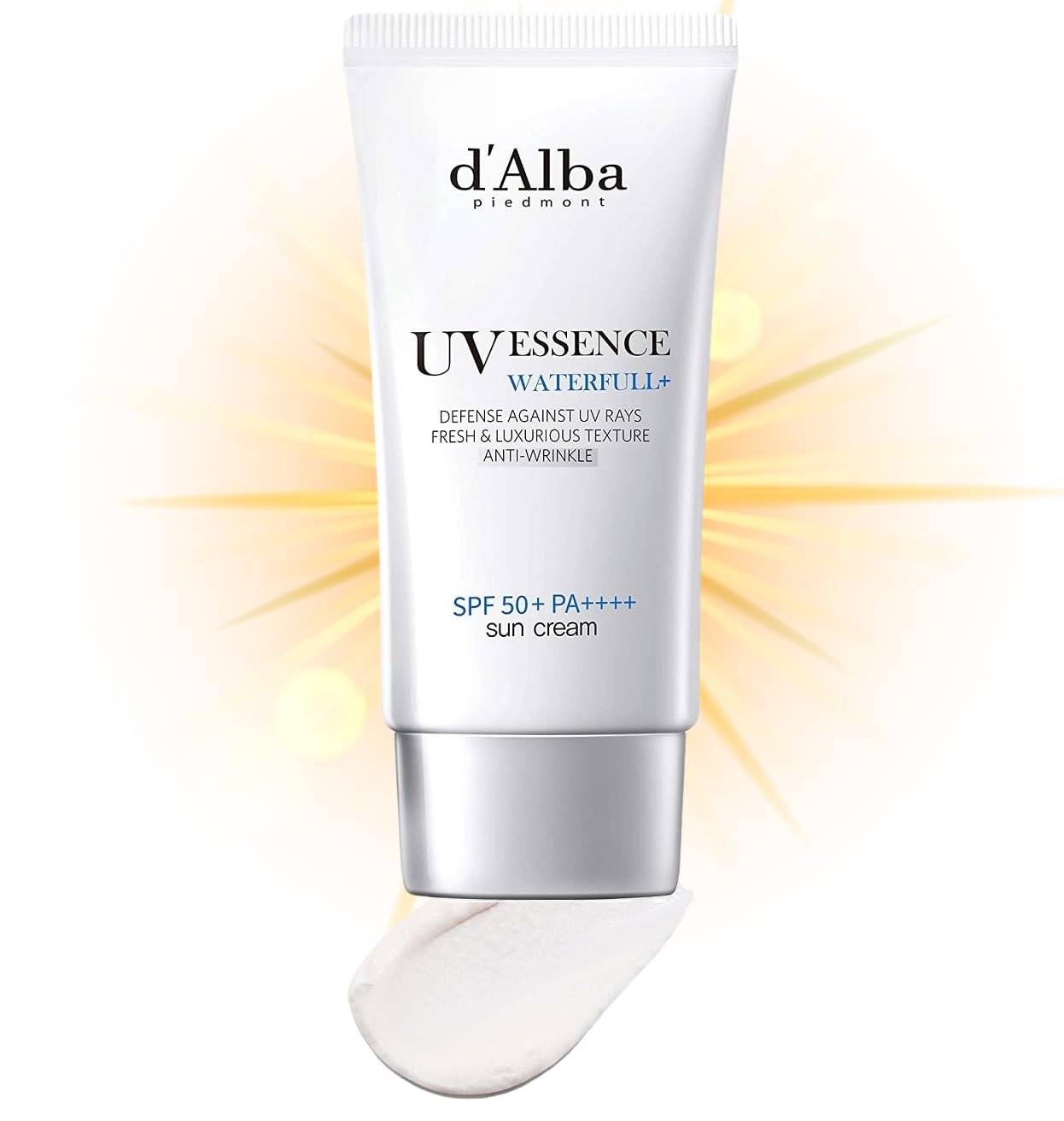 D'Alba Piedmont [Original] Uv Essence Sunscreen For Face Spf 50+ Face Moisturizer Korean Ultra Violet Protection White Truffle Sun Cream Hydrate Skin And Decrease Wrinkles