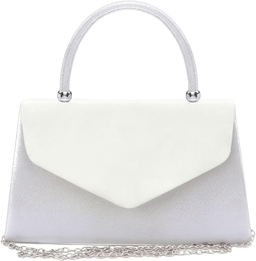 Dasein Women'S Evening Bag Party Clutches Wedding Purses Cocktail Prom Handbags With Frosted Glittering