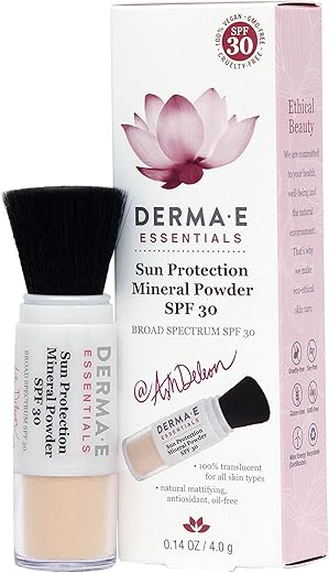 Derma-E Sun Protection Mineral Powder Spf 30 Unisex 0.14 Oz