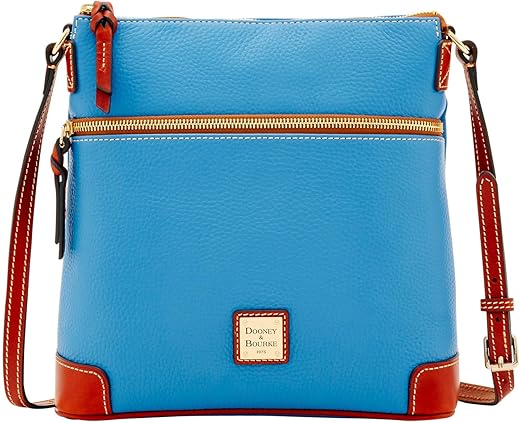 Dooney &Amp; Bourke Women'S Crossbody In Pebble Grain Leather, Large Handbag With Adjustable Shoulder Strap