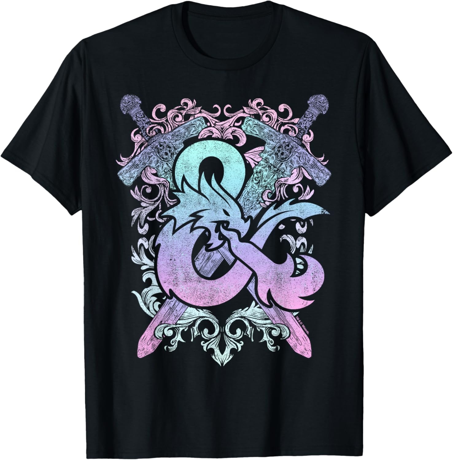 Dungeons &Amp; Dragons Ampersand Pastel Logo T-Shirt