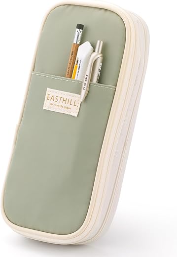 Easthill Big Capacity Pencil Case Large Pencil Pouch Stationery Pen Bag For Teen Girls