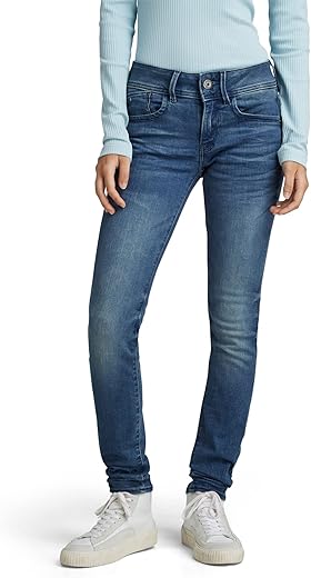 G-Star Women'S Core Lynn Mid Rise Skinny Fit Jeans