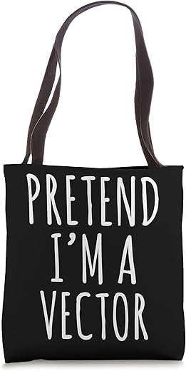 Halloween Costume Pretend I'M A Vector Simple Easy Tote Bag