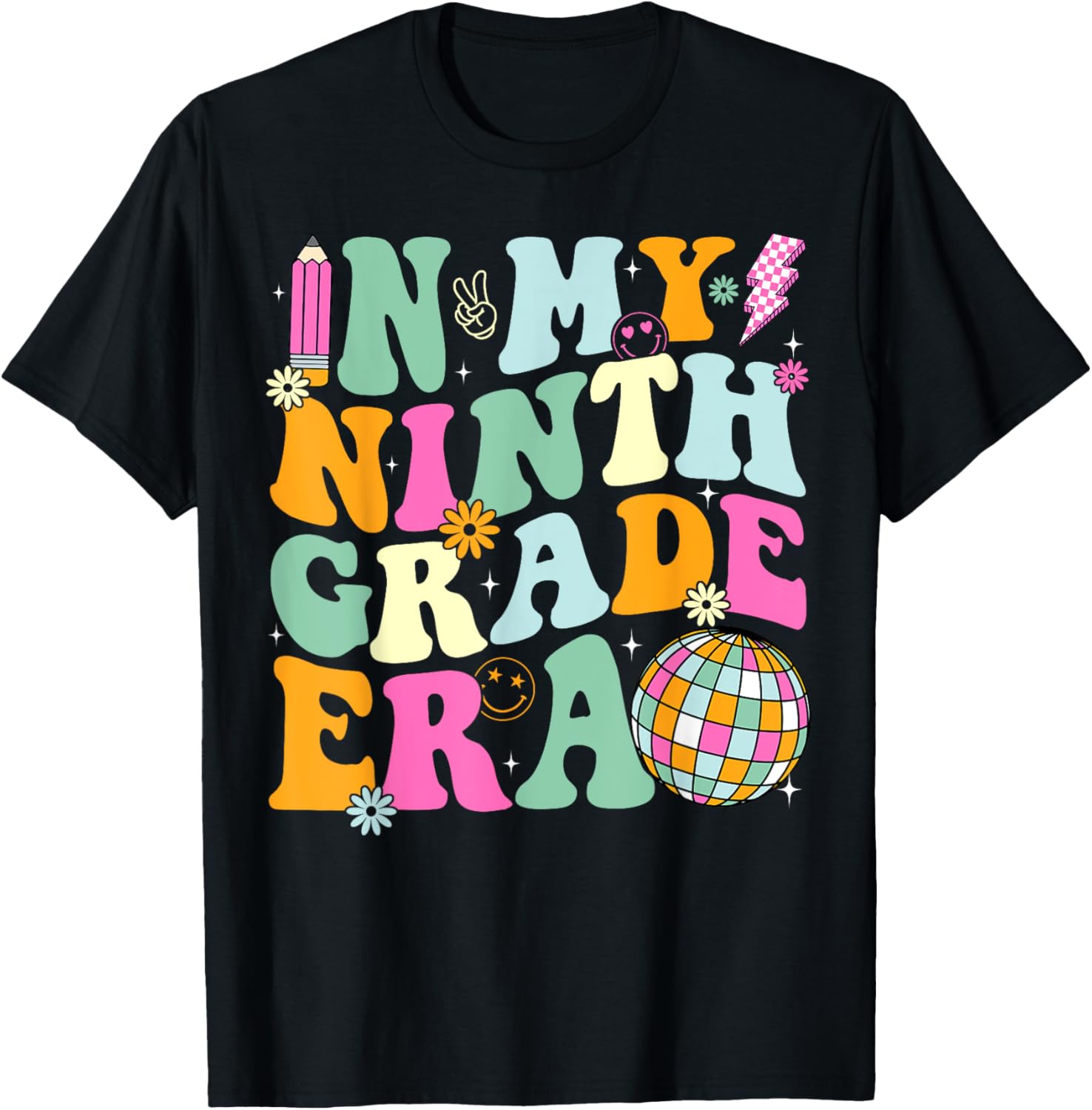 In My Ninth Grade Era Back To School 9Th Grade Teacher T-Shirt