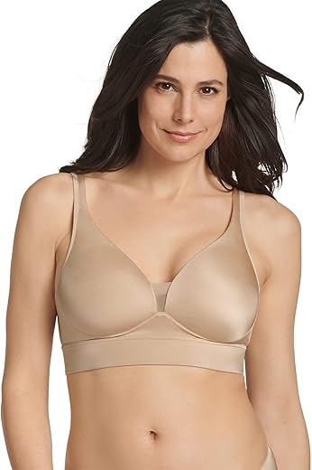 Jockey Women'S Bra Forever Fit V-Neck Molded Cup Bra