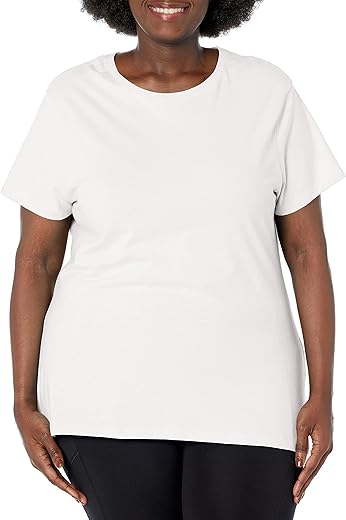 Just My Size Women'S Plus-Size Short Sleeve Crew Neck Tee