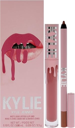 Kylie Cosmetics Matte Lip Kit - 808 Kylie For Women - 2 Pc 0.10Oz Matte Liquid Lipstick, 0.03Oz Lip Liner