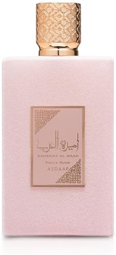 Lattafa Asdaaf Ameerat Al Arab Prive Rose Eau De Parfum Spray For Women, 3.4 Ounce