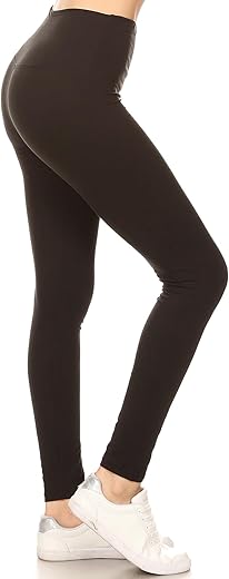 Leggings Depot High Waisted Leggings For Women Buttery Smooth &Amp; Soft Women'S Leggings Solid Yoga - Reg, Plus, 1X3X, 3X5X