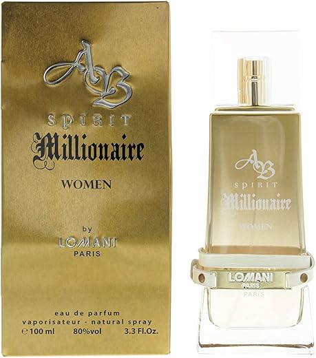 Lomani Ab Spirit Millionaire Eau De Parfum Spray For Women, 3.3 Ounce