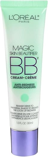 L'Oréal Paris Makeup Magic Skin Beautifier Bb Cream Tinted Moisturizer, Anti-Redness, 1 Fl Oz, 1 Count