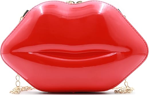 Lovewlc Lip Purse Women Lip-Shaped Lip Crossbody Bag