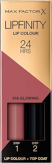 Max Factor Lipfinity Lip Stick, No.16 Glowing, 0.14 Ounce