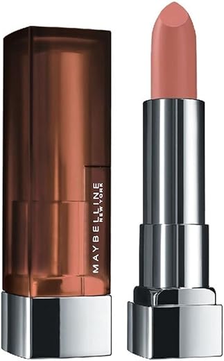 Maybelline Color Sensational Lipstick, Lip Makeup, Matte Finish, Hydrating Lipstick, Nude, Pink, Red, Plum Lip Color, Clay Crush, 0.15 Oz; (Packaging May Vary)