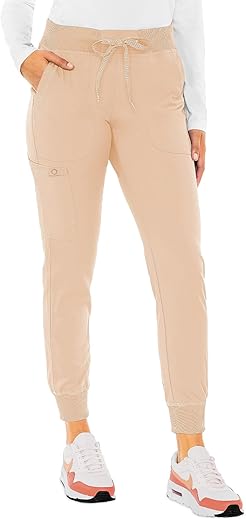 Med Couture Touch Women'S Scrub Pant Yoga Jogger With 5 Pockets &Amp; Drawstring Waistband - Mc7710