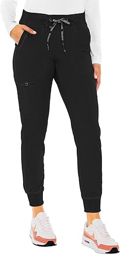 Med Couture Touch Women'S Scrub Pant Yoga Jogger With 5 Pockets &Amp; Drawstring Waistband - Mc7710