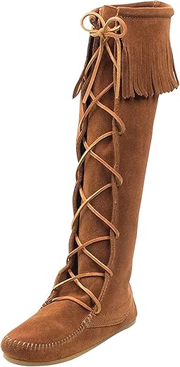 Minnetonka Women'S Front Lace Knee High Boots