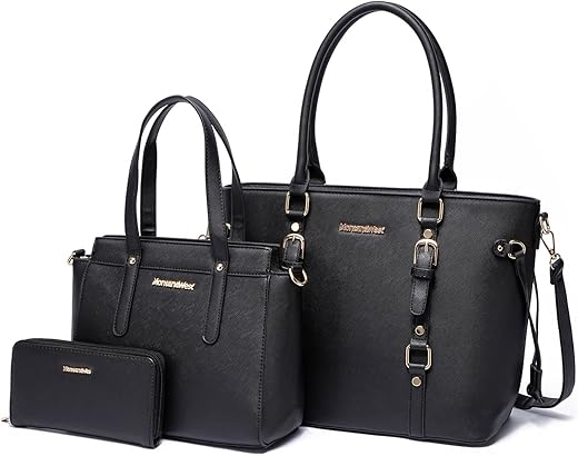 Montana West Purses And Handbags For Women Tote Purse And Wallet Set Shoulder Satchel Bag For Women 3Pcs