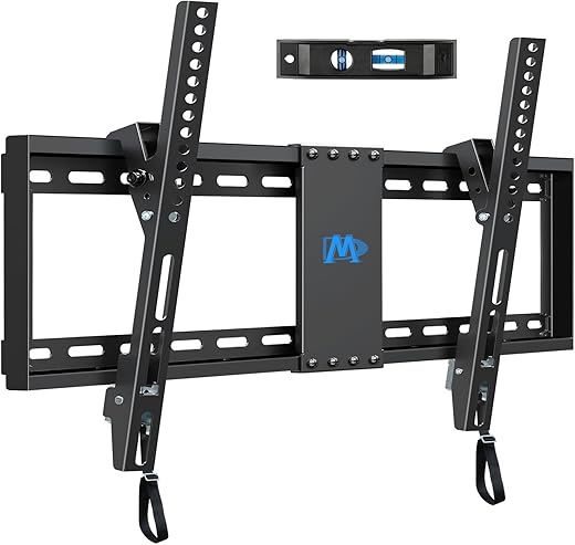 Mounting Dream Ul Listed Tv Mount For Most 37-75 Inch Tv, Universal Tilt Tv Wall Mount Fit 16&Quot;, 18&Quot;, 24&Quot; Stud With Loading Capacity 132Lbs, Max Vesa 600 X 400Mm, Low Profile Flat Wall Mount Bracket