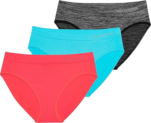 New Balance Women'S Performance Seamless Hipster Underwear (3 Pack)