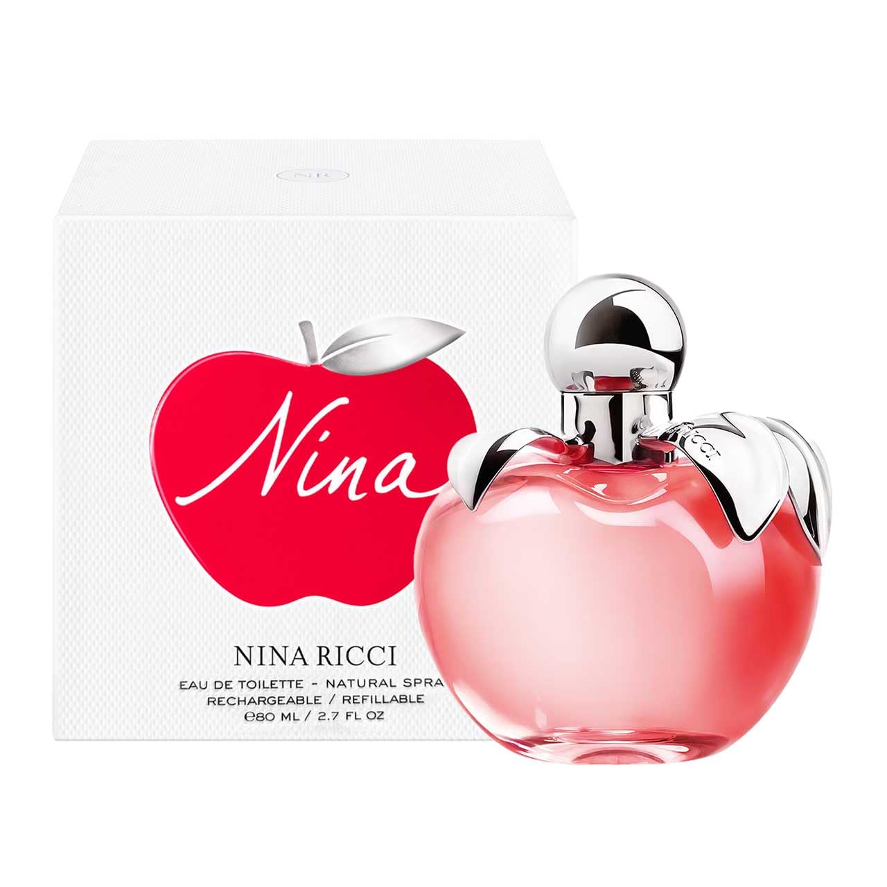 Nina By Nina Ricci For Women - Indulgent Designer Perfume For Her - Floral, Fruity Scented Eau De Toilette Spray Infused With Apple, Amalfi Lemon And Lime - Stylish Bottle Design - 2.7 Oz Edt Spray